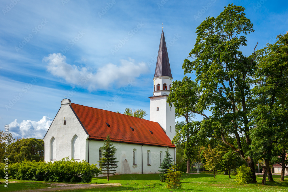 Lutheran Church of St. Berthold in Sigulda, Latvia.