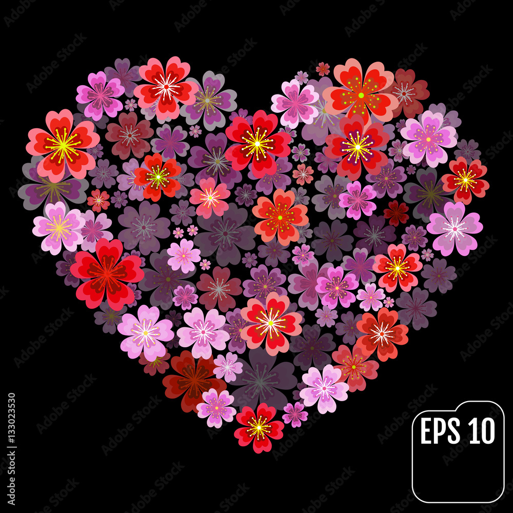 valentines background with hearts flying valentines background with hearts flying