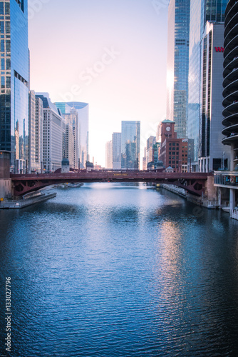 The Dearborn Bridge or The Dearborn Street is the river walk pla