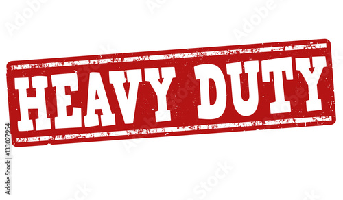 Heavy duty sign or stamp
