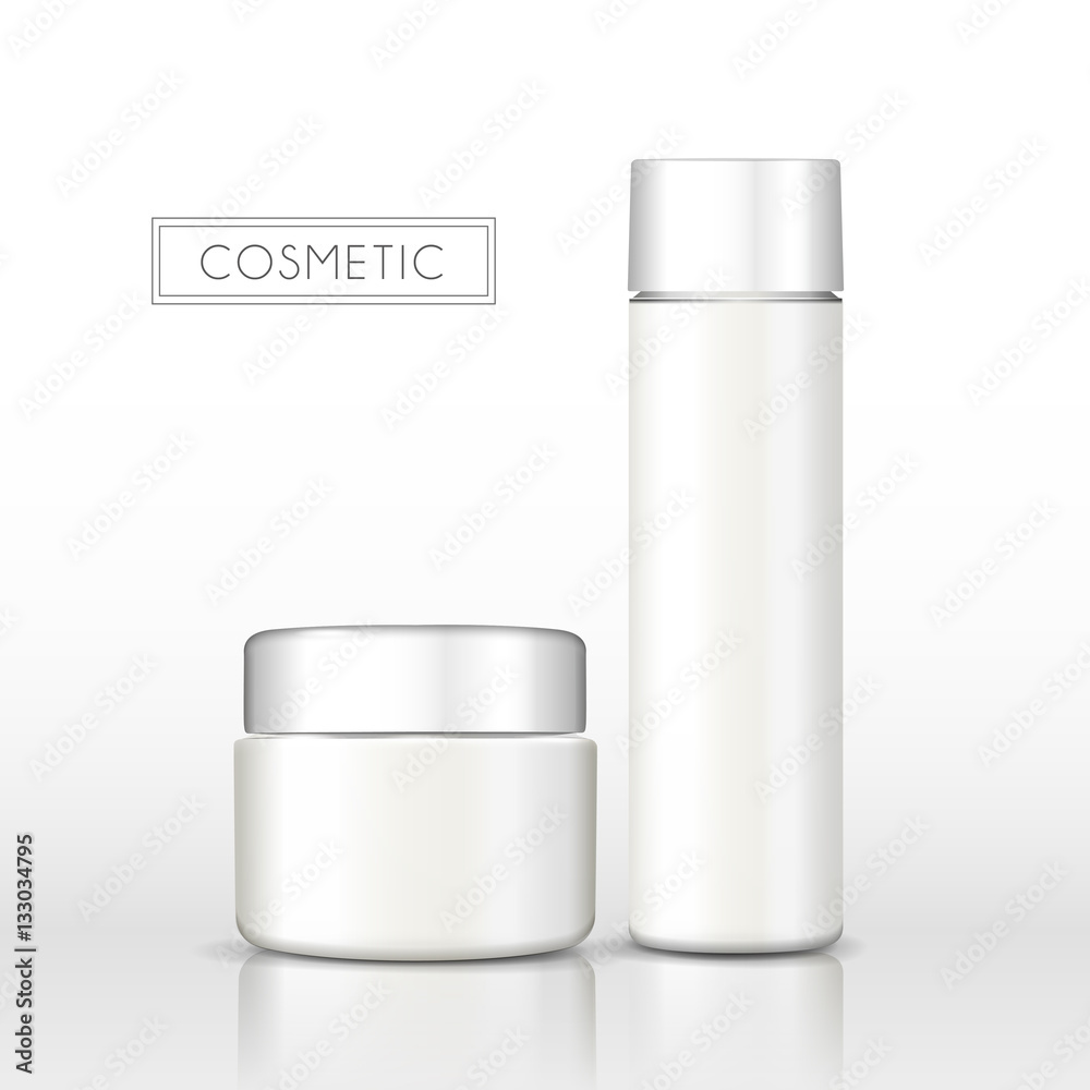 Blank cosmetic bottle Blank cosmetic bottle