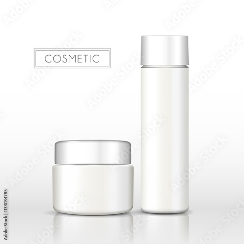 Blank cosmetic bottle