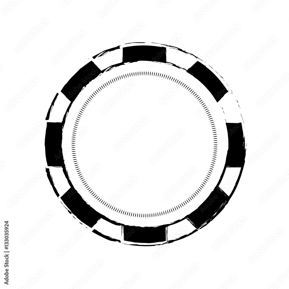 Fototapeta premium chips casino related icon image vector illustration design 