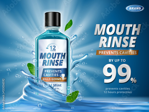 Mouth rinse ads