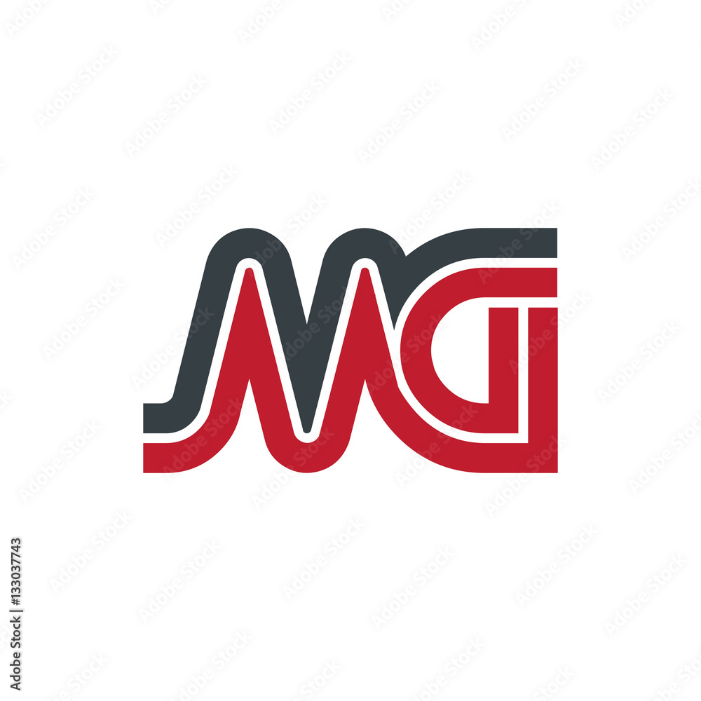 Initial Letter MG MCI Linked Design Logo Initial Letter MG MCI Linked Design Logo