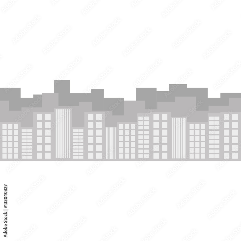 city skyline icon image vector illustration design 