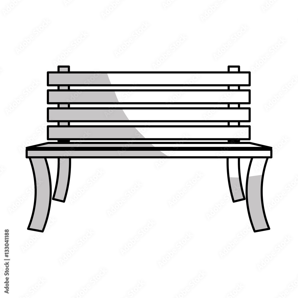 park bench icon image vector illustration design park bench icon image vector illustration design