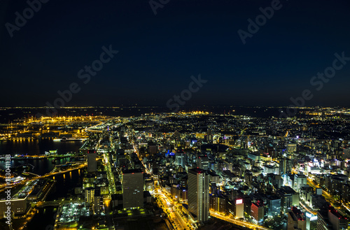 modern cityscape night view © metamorworks