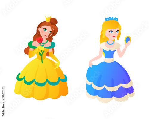 Princess character vectorillustration.