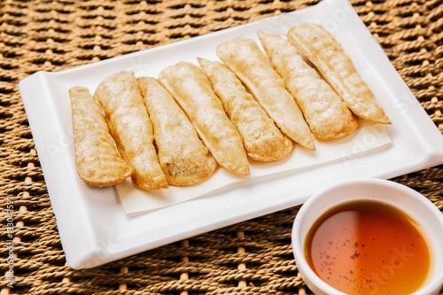 chili Dumplings. gochu Mandu photo