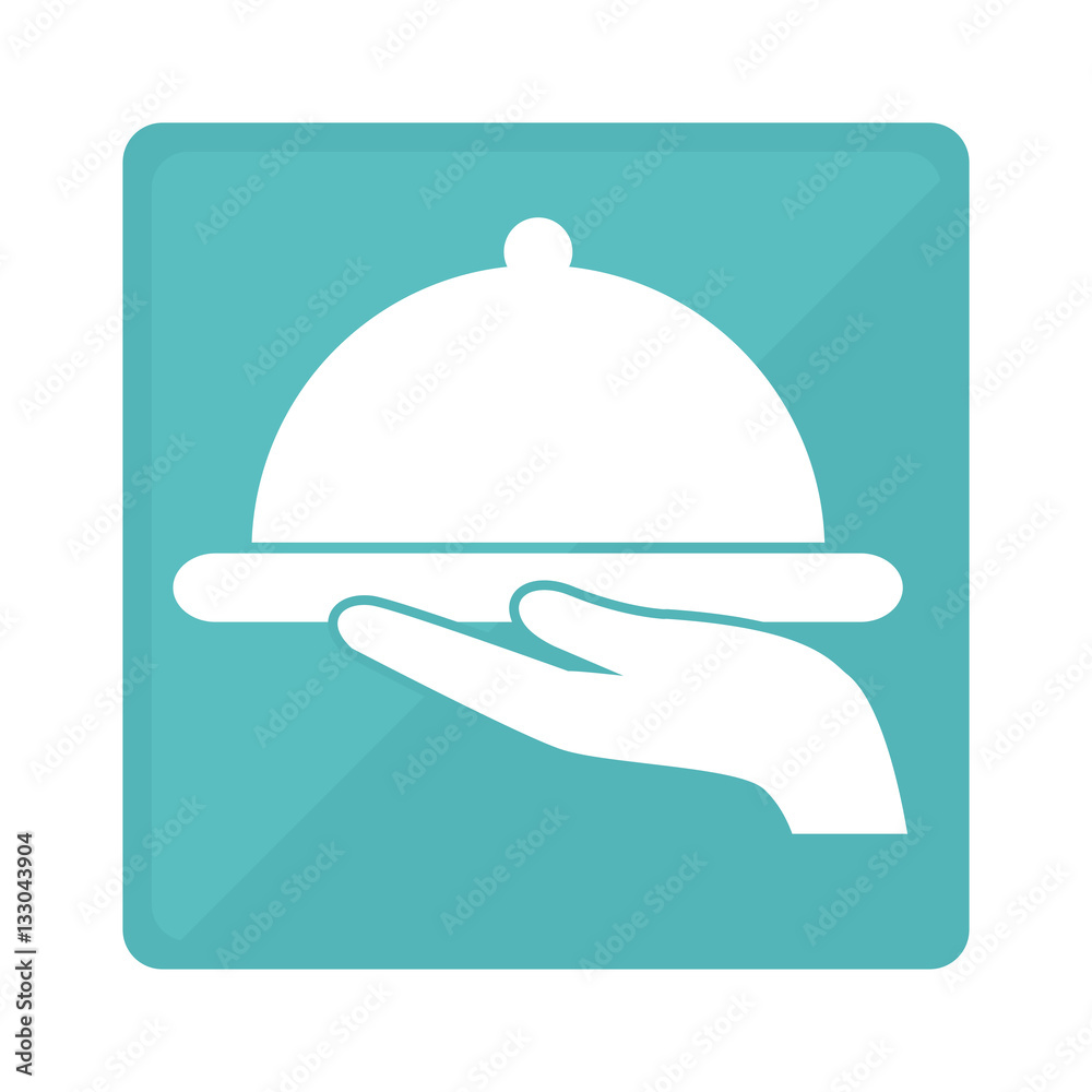 Fototapeta premium restaurant emblem representation icon image vector illustration design 