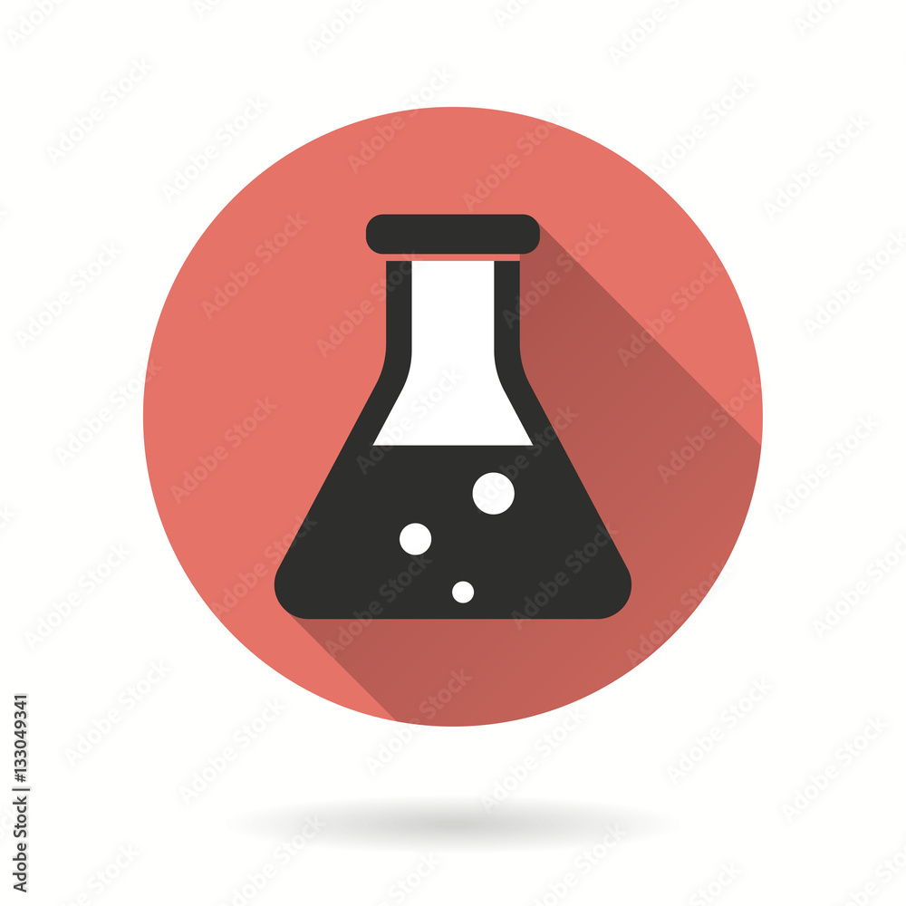 Flask - vector icon. Flask - vector icon.