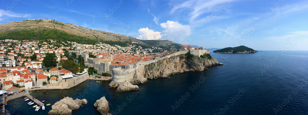 Dubrovnik  old city panorama,Croatia