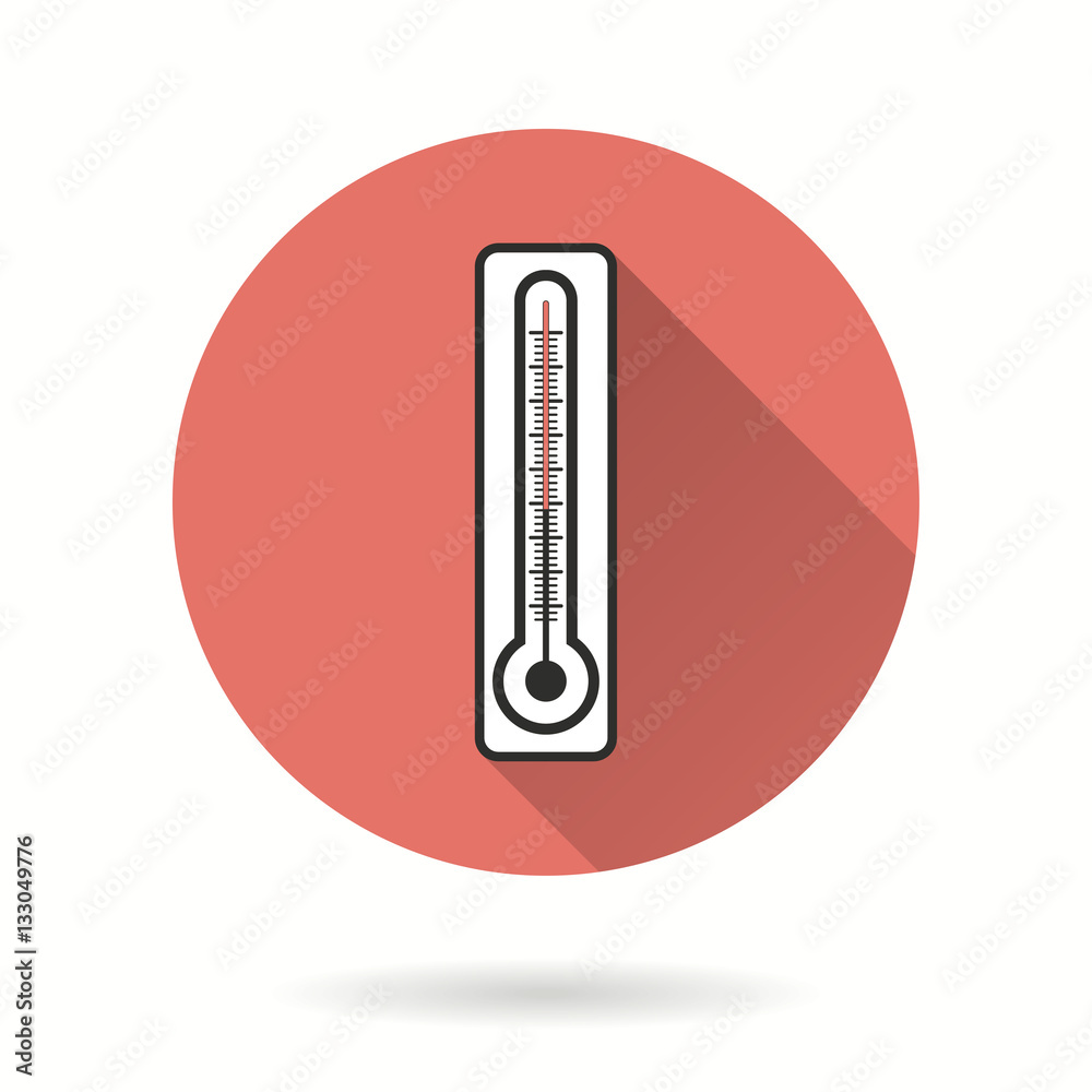 Thermometer - vector icon. Thermometer - vector icon.