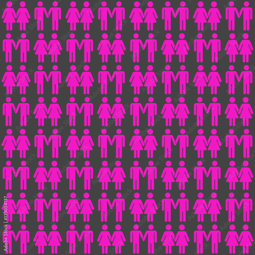 Vector gay LGBT seamless pattern Vector gay LGBT seamless pattern