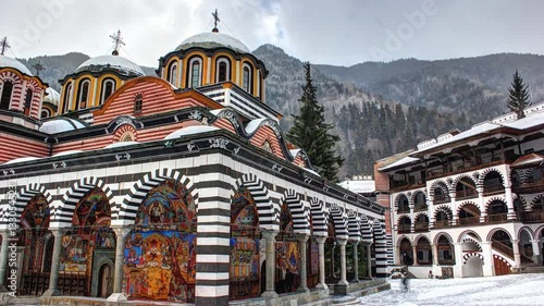 Rila Monastery HDR time-lapse