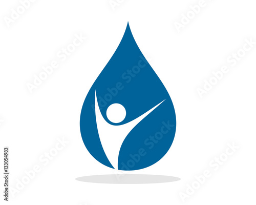 blue droplets icon