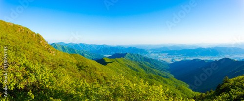 Jirisan Mountain Viewpoint View Panoramic Valley H photo