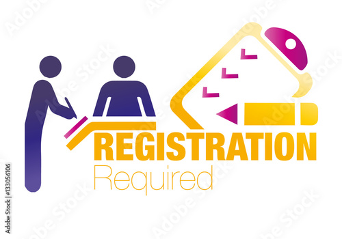 registration, form, vector, register