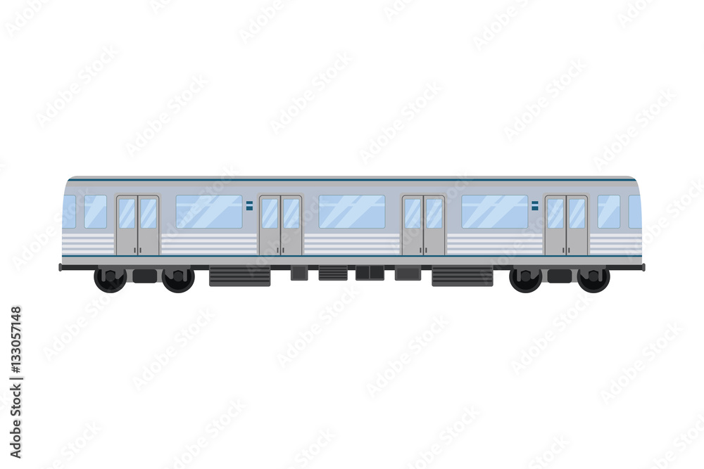 City railway train transport vector illustration. City railway train transport vector illustration.