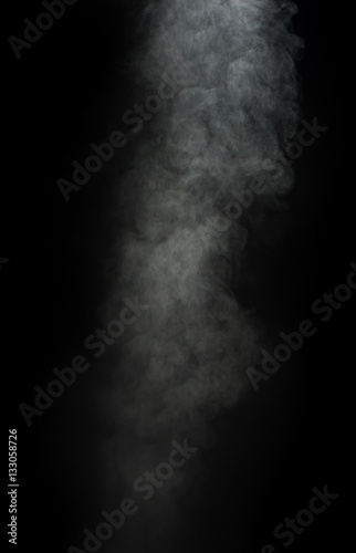 Abstract white smoke