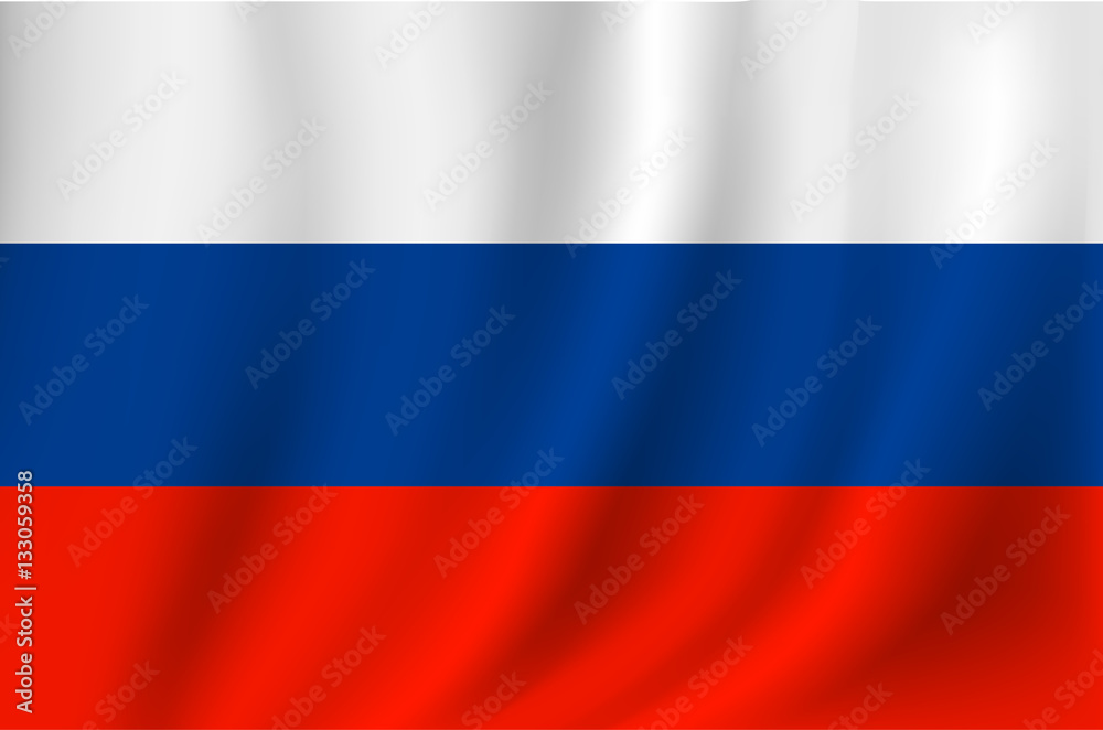 Fototapeta premium Russia flag