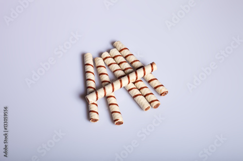 Wafer rolls with fillings