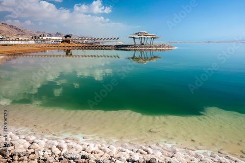 A place to relax at the Dead Sea.