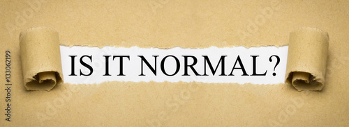 Is it Normal? photo