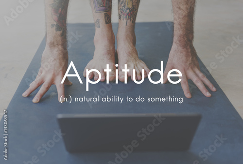 Billede på lærred Aptitude Natural Human Ability Graphic Concept
