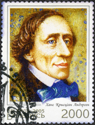 BELARUS - 2005: shows Hans Christian Andersen (1805-1875)