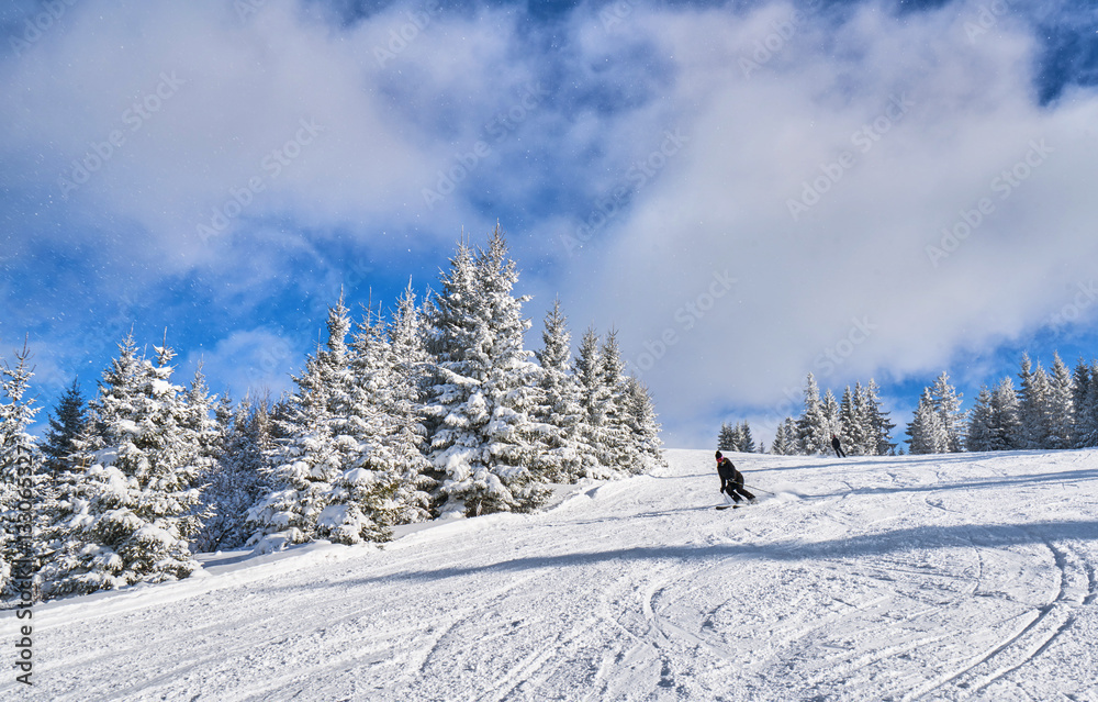 Obraz premium mountain ski
