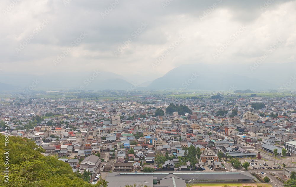 View of Ohno City, Fukui Prefecture, Japan