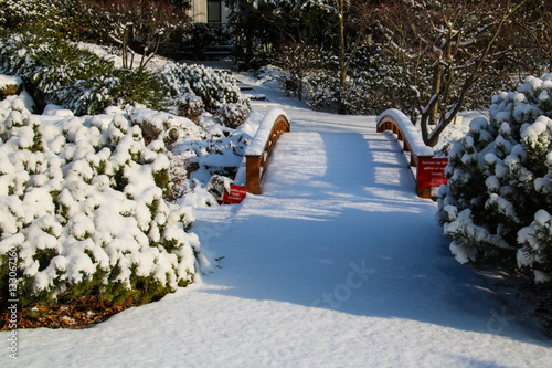 Setagaya Park - Ein Japanischer Garten in Wien - Winter photo