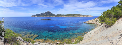 The coast of Mallorca