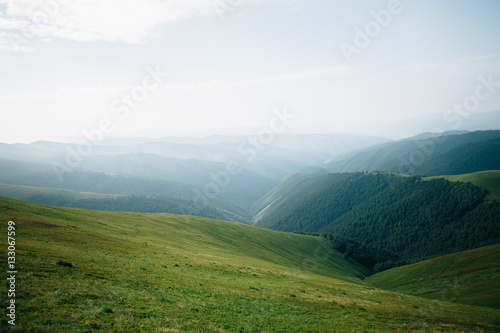 Fototapeta Naklejka Na Ścianę i Meble -  ukrainian carpathian mountains. Beautiful mountain landscape.