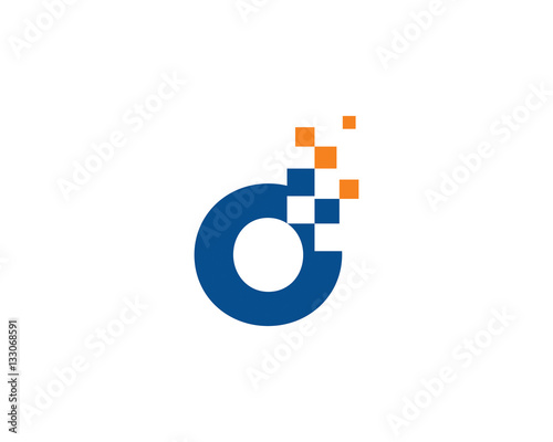 O Letter Logo Icon 1 photo