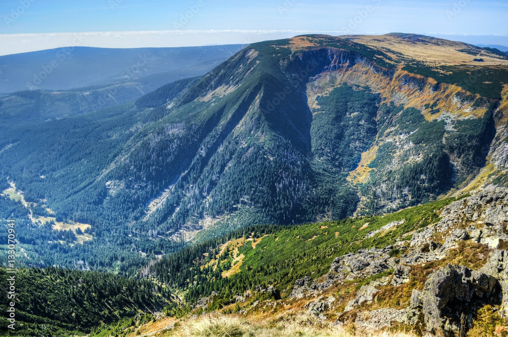 View from Sniezka trail (Karkonosze/Poland)
