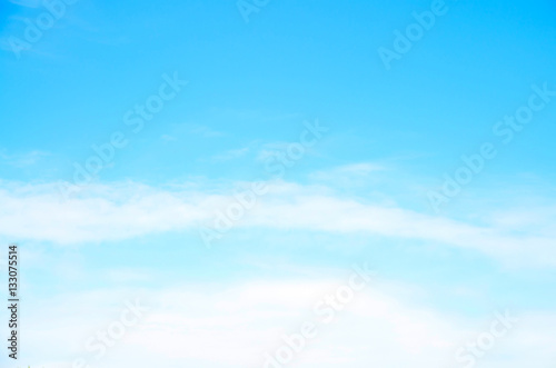 light blue sky and white cloud