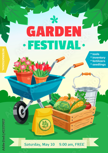 Garden Festival Poster