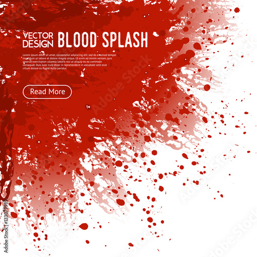  Blood Splash Background Webpage Design Poster