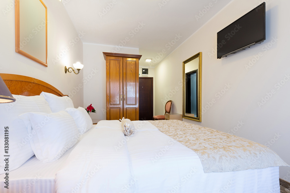 Hotel bedroom interior Hotel bedroom interior