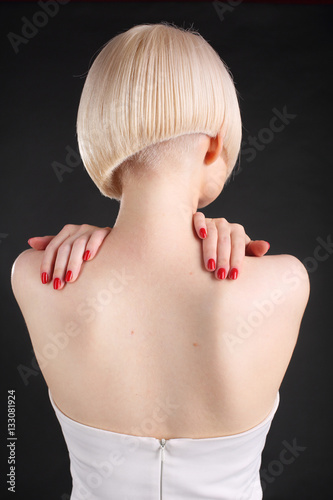 short haircut nape