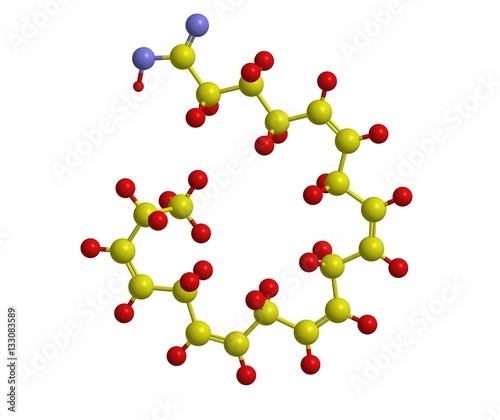 Molecular structure of Eicosapentaenoic acid