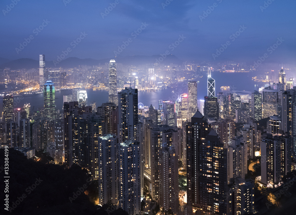 Victoria harbor : Hong Kong