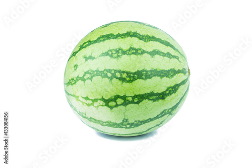 water melon green watermelon isolated on white