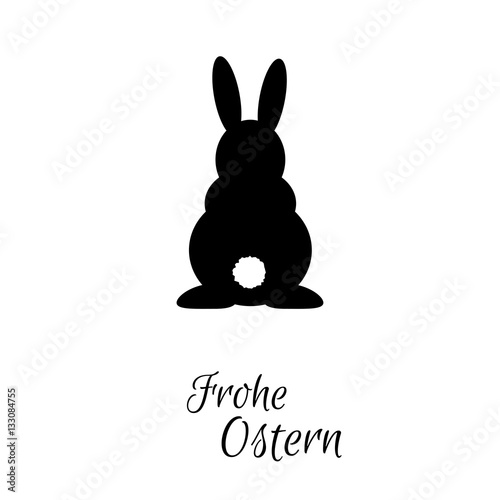 Osterhase - Frohe Ostern - Vektor Grafik