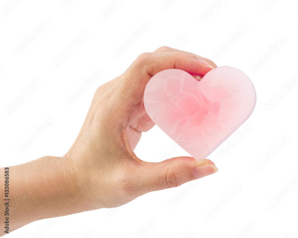 Valentine's pink heart