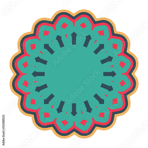 Halal template for Islamic pattern. Logo for properly cooked foo