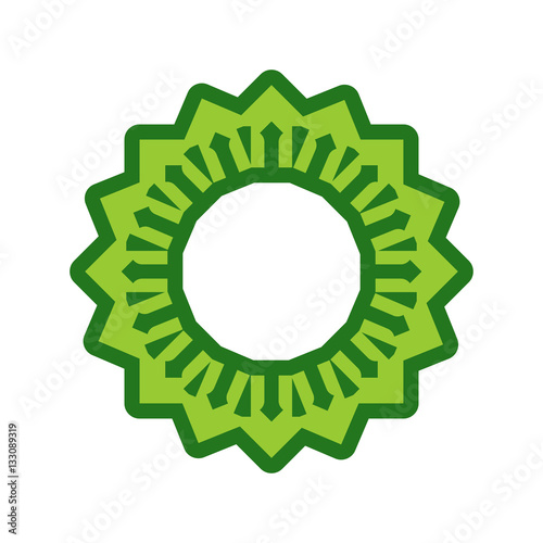 Halal template for Islamic pattern. Logo for properly cooked foo